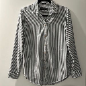 Abercrombie & Fitch Women’s Striped Boyfriend Flannel